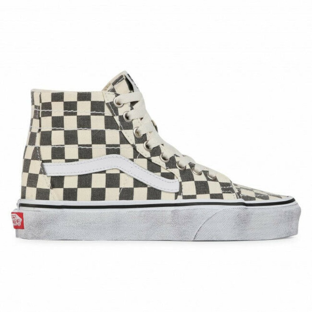 COPY - VANS SK8-HI TAPERED WASHED WOMEN'S HIGH TOP SNEAKERS (ASPHALT / WHITE) l…